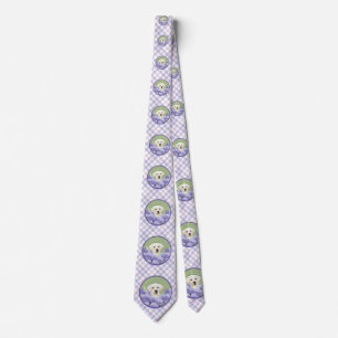 Labrador Retriever Puppy Painting Original Dog Art Tie