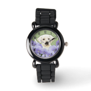Labrador Retriever Puppy Painting Original Dog Art Watch