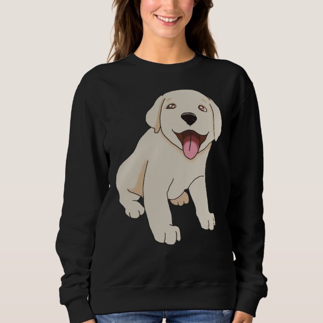 Labrador Retriever Puppy    Sweatshirt (Front)