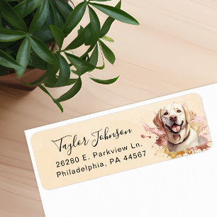 Labrador Retriever Return Address Label