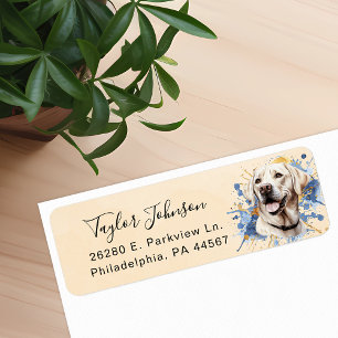 Labrador Retriever Return Address Label