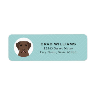 Labrador Retriever Return Address Labels