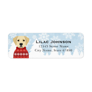Labrador Retriever Return Address Labels