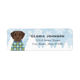 Labrador Retriever Return Address Labels