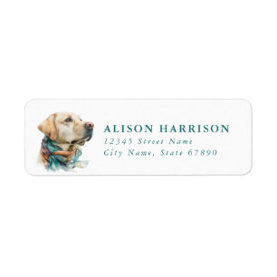 Labrador Retriever Return Address Labels