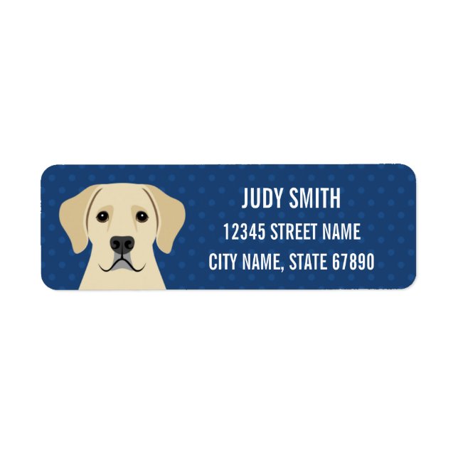 Labrador Retriever Return Address Labels (Front)