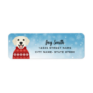 Labrador Retriever Return Address Labels