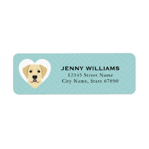 Labrador Retriever Return Address Labels