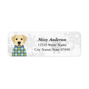 Labrador Retriever Return Address Labels