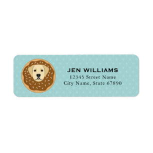 Labrador Retriever Return Address Labels