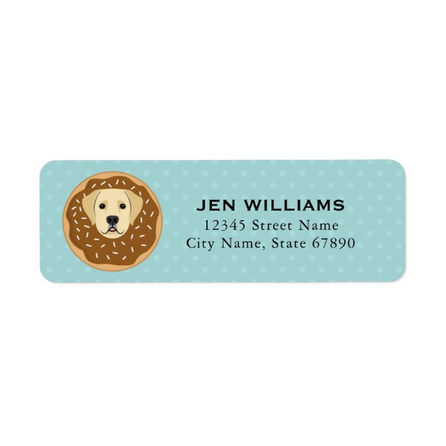 Labrador Retriever Return Address Labels (Front)