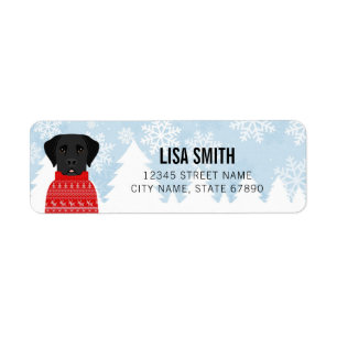 Labrador Retriever Return Address Labels