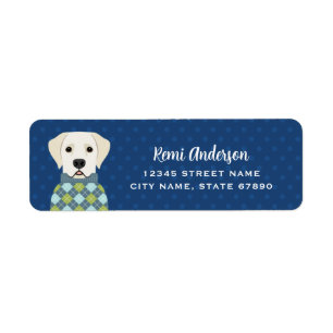 Labrador Retriever Return Address Labels