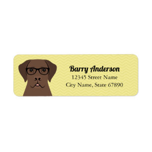Labrador Retriever Return Address Labels