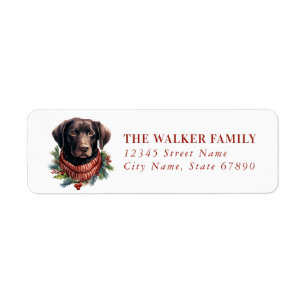 Labrador Retriever Return Address Labels