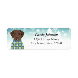 Labrador Retriever Return Address Labels