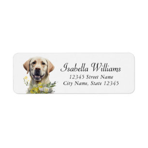 Labrador Retriever Return Address Labels