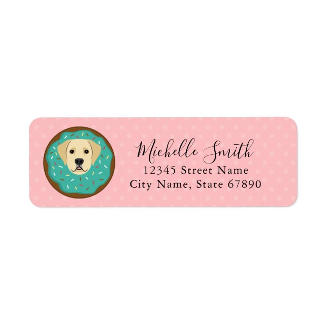 Labrador Retriever Return Address Labels (Front)