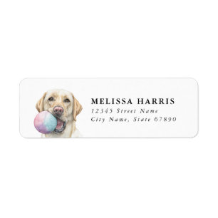 Labrador Retriever Return Address Labels