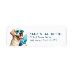 Labrador Retriever Return Address Labels