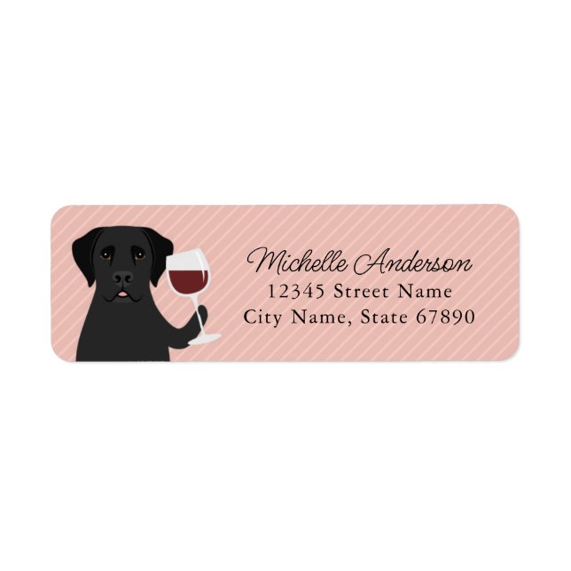 Labrador Retriever Return Address Labels (Front)