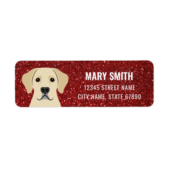 Labrador Retriever Return Address Labels (Front)