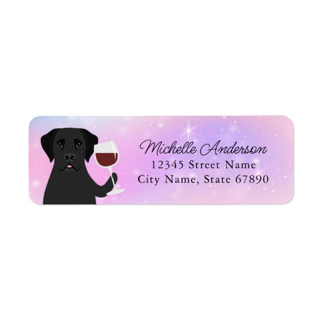 Labrador Retriever Return Address Labels (Front)