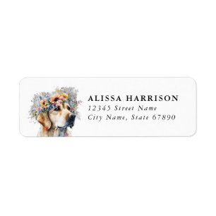 Labrador Retriever Return Address Labels