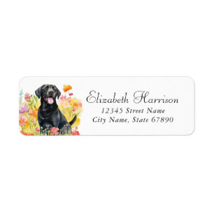 Labrador Retriever Return Address Labels