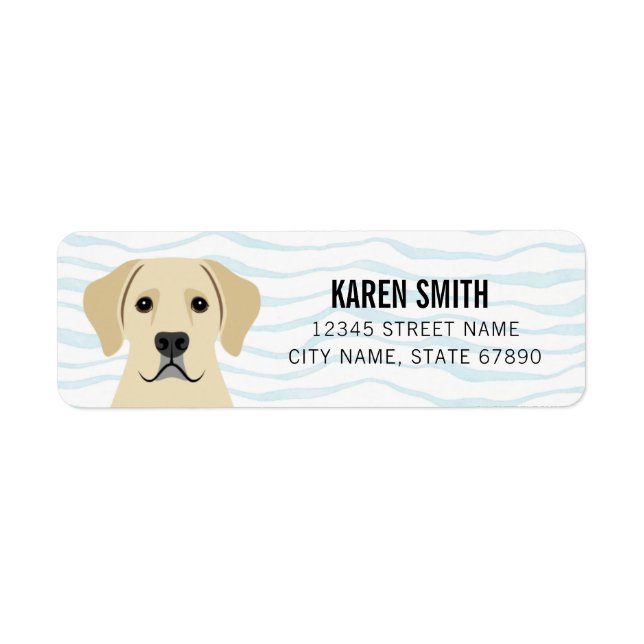 Labrador Retriever Return Address Labels (Front)