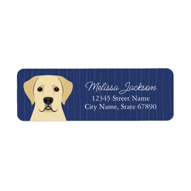Labrador Retriever Return Address Labels (Front)