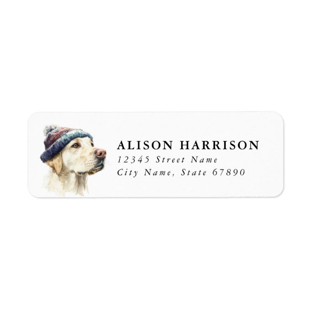 Labrador Retriever Return Address Labels (Front)
