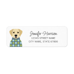 Labrador Retriever Return Address Labels
