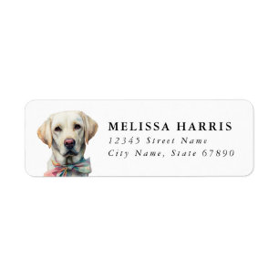 Labrador Retriever Return Address Labels