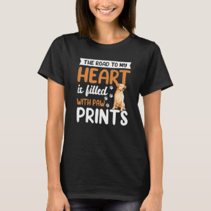 Labrador Retriever Road To My Heart Dog Graphic T-Shirt