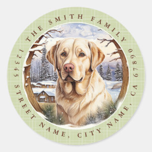Labrador Retriever Round Stickers