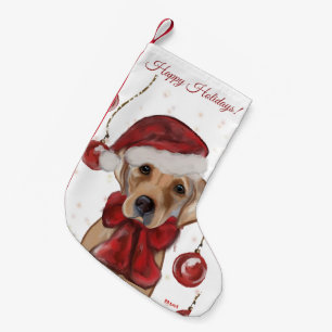 LABRADOR RETRIEVER SMALL CHRISTMAS STOCKING