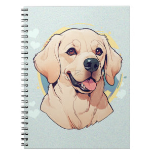 Labrador Retriever Splash of Colour Notebook