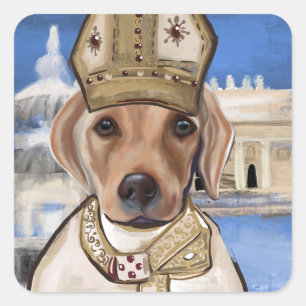 Labrador Retriever Square Sticker