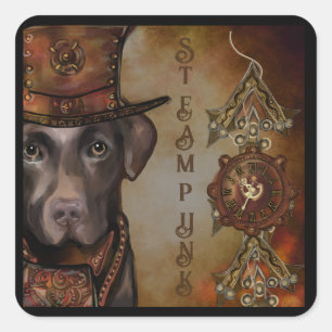 Labrador Retriever Square Sticker