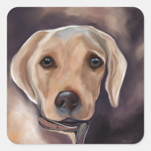 Labrador Retriever  Square Sticker