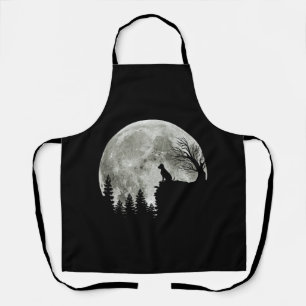 Labrador Retriever Stand On Mountain Halloween Apron