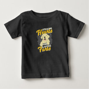 Labrador Retriever Stealing Hearts Baby T-Shirt