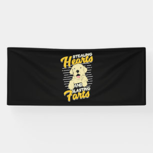 Labrador Retriever Stealing Hearts Banner