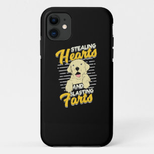 Labrador Retriever Stealing Hearts iPhone 11 Case