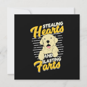 Labrador Retriever Stealing Hearts Invitation