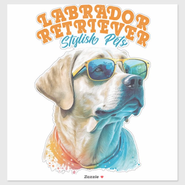 Labrador Retriever Stylish Pets (Sheet)