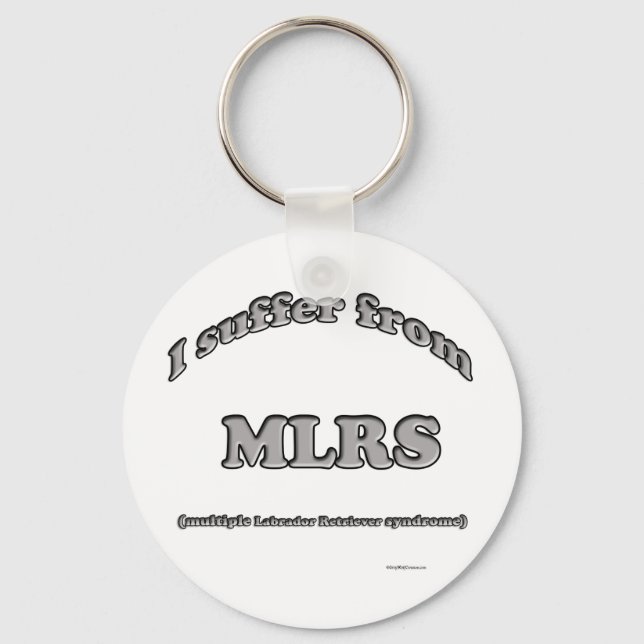 Labrador Retriever Syndrome - Keychain (Front)