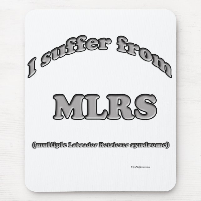 Labrador Retriever Syndrome Mouse Pad (Front)
