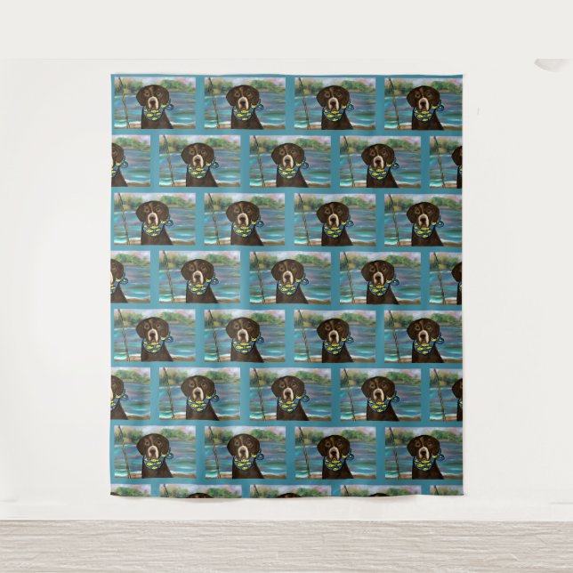 Labrador Retriever Tapestry (Front)